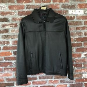 Genuine Leather Tommy Hilfiger Jacket